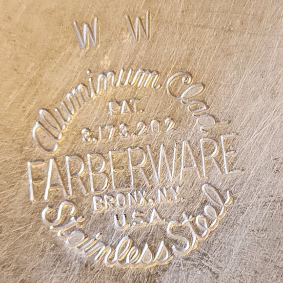 Vintage Farberware 7 in. Skillet Fry Pan w/out Lid Aluminum Clad Stainless Steel - Picture 8 of 12